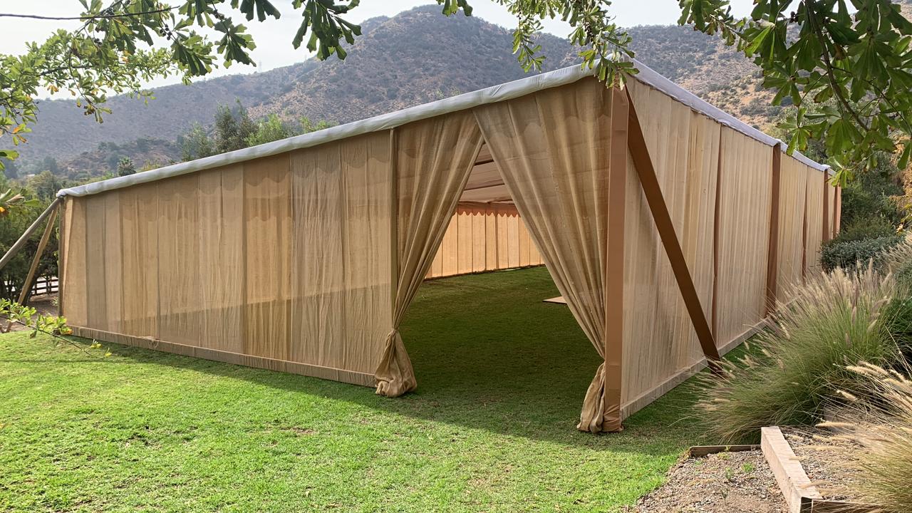 Carpa rustica arpillera