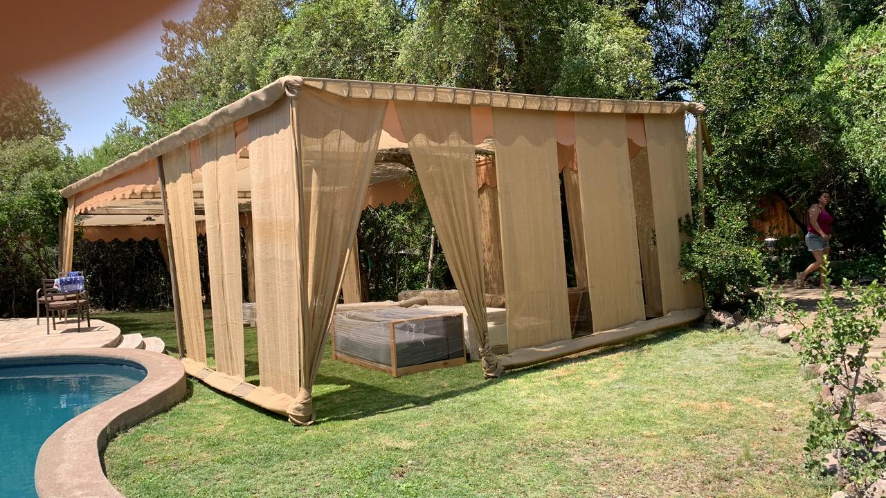 Carpa Pérgola Rústica de Arpillera