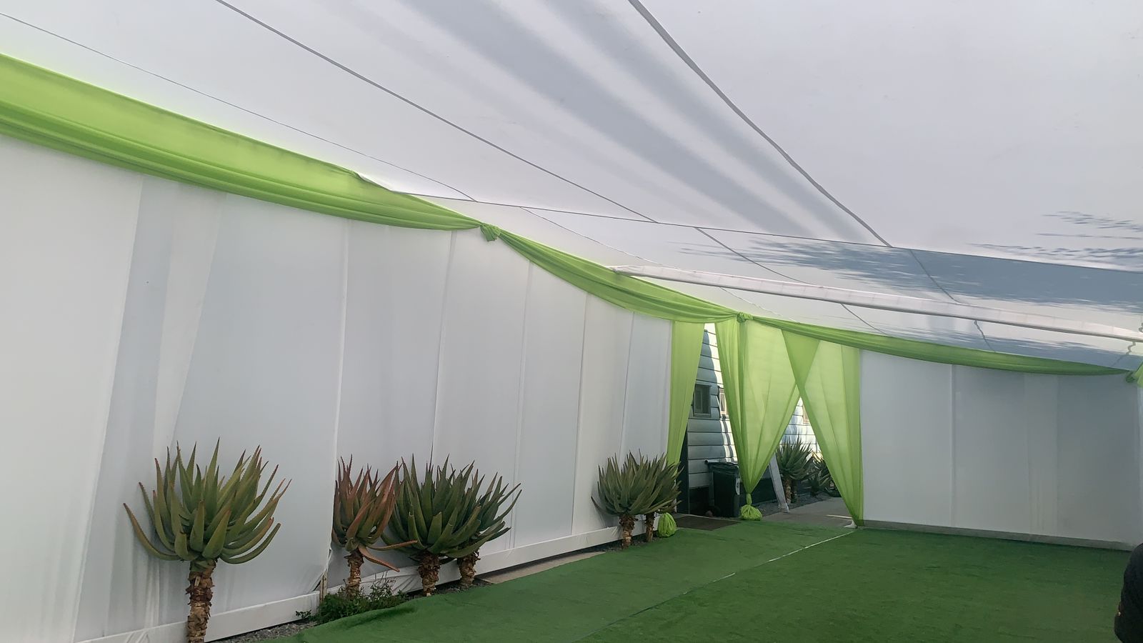 Carpa patio empresa